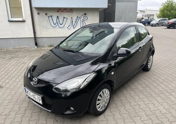 Mazda 2 cena 13500 przebieg: 184000, rok produkcji 2008 z Płock małe 191